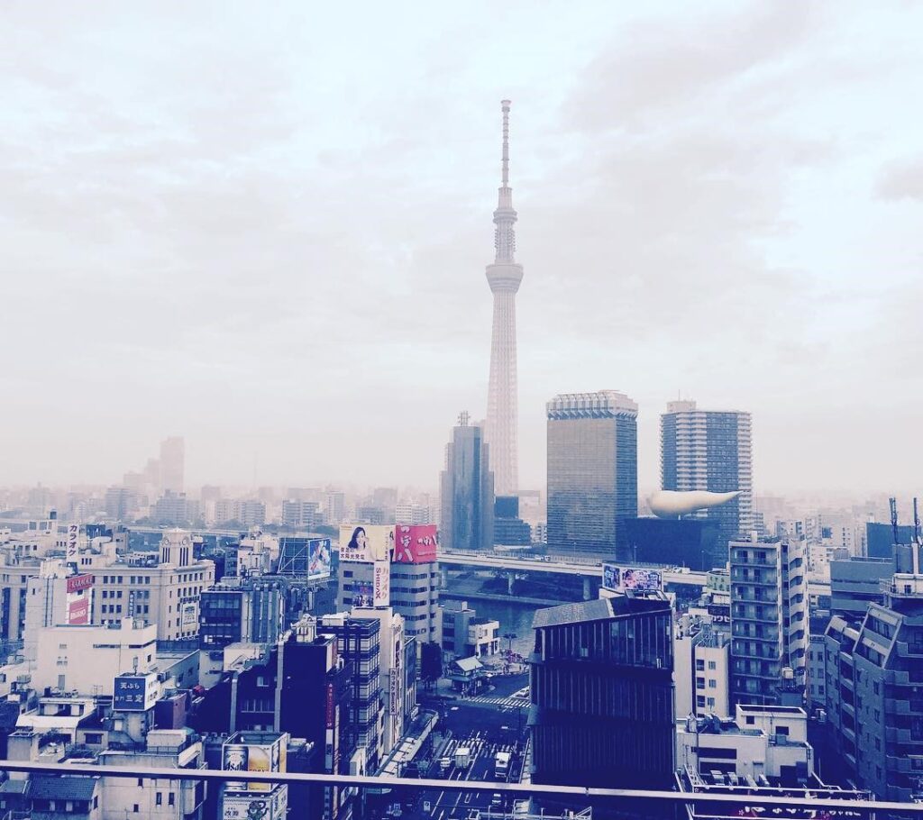 برج طوكيو سكاي تري بعدسة الدكتور رامي شعث